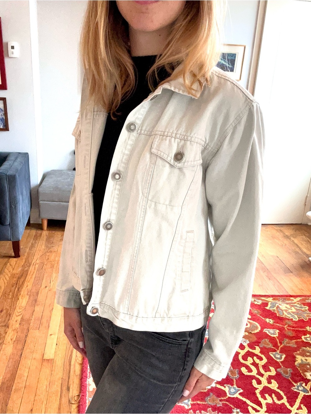Sonoma Light Cream/ Khaki Denim Jacket